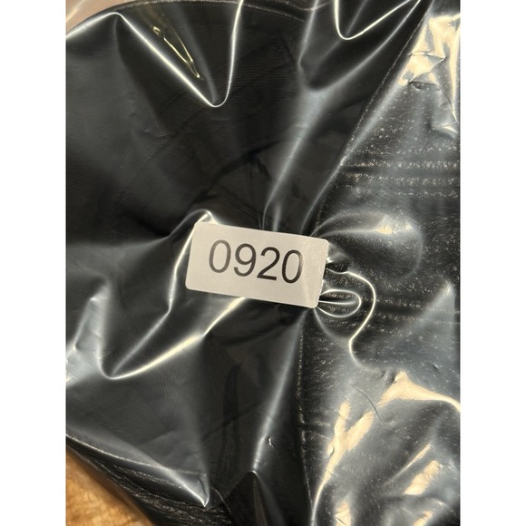 VTG Scala Classico Black Leather Ivy Cap Flat Newsboy Hat S/M Made In USA 70s - Picture 5 of 5